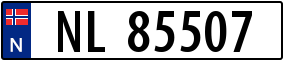 Truck License Plate